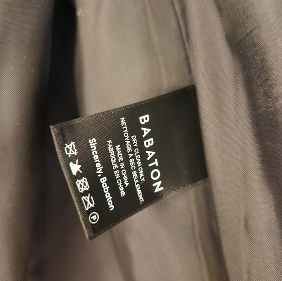 Aritzia Babaton New Power Blazer Charcoal 4 - Picture 7 of 7